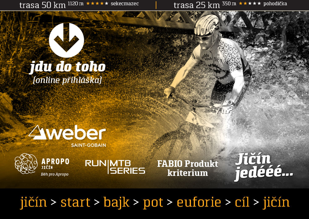 MTB - Weber Jičínská 50 - PŘIHLÁŠKA